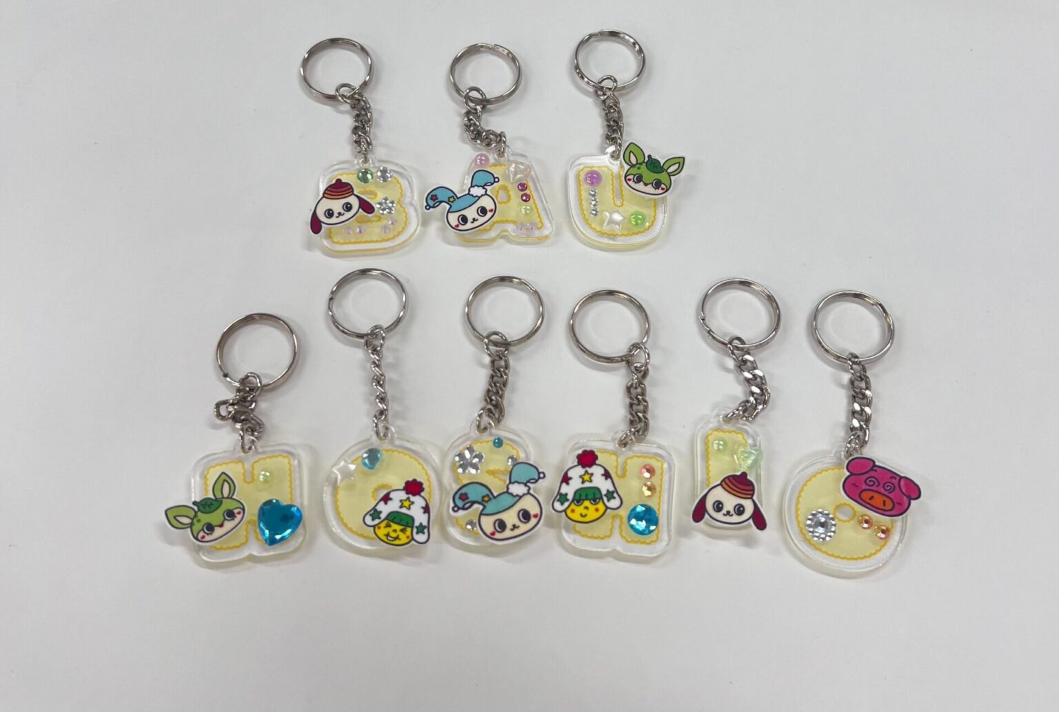 イニシャルキーホルダー（500円）
